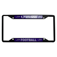 License Plate Frame - UWW Football