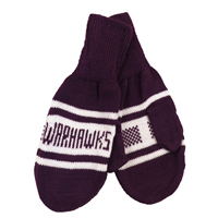 Logofit Knit Mittens with Warhawks