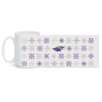 Mug - 11 oz Sublimated Ceramic Snowflake Mug with Mascot