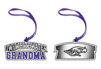 Ornament - Pewter UW-Whitewater over Grandma