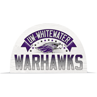 Decor - UW-Whitewater over Warhawks Wood Sign
