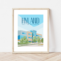 Kindenshop Print - 8"x10" Hyland Hall Design