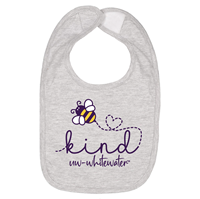 Freedomwear Bee Kind Design over UW-Whitewater Bib