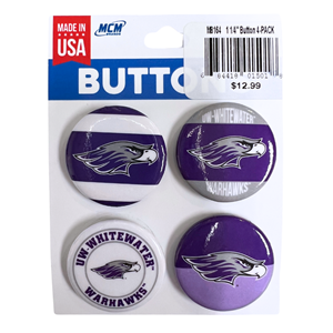 Buttons - 1-1/4" Variety Pack of UW-Whitewater Designs