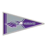Image of WinCraft Collection Pin Mascot next to Warhawks 1.5"