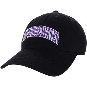 Image of Hat - Raised Embroidered UW-Whitewater -  black