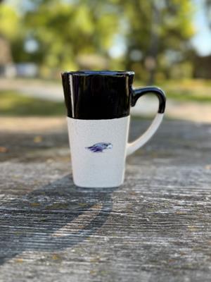 Image of Mug - 16 oz Ceramic with Dipped Glaze Design and Mascot