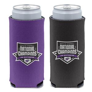 Baseball National Champions Slim Can Cooler 2-Sided Design