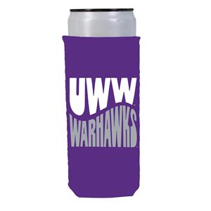 Image of Koozie - Slim Can Groovy UWW Warhawks