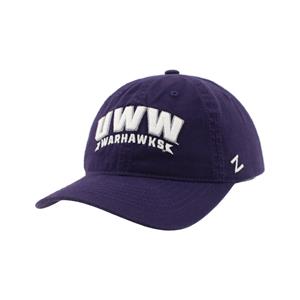 Image of Hat - Zephyr Masthead Embroidered UWW over Warhawks Banner