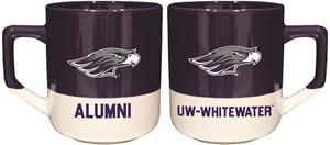 Image of Mug - Mascot over UW-W Alumni in White Stripe