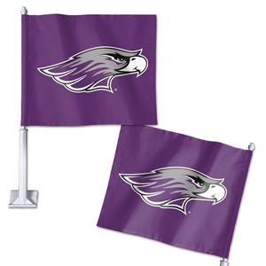 Image of Flag - 2 Sided Car Flag Mascot