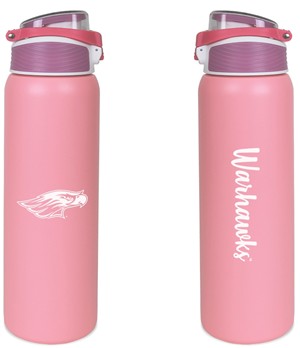 Bottle - 28 oz Flip Top Lid with Warhawks and Mascot Head - main view