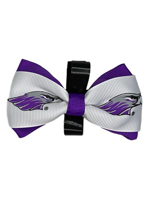 Pet - Bow White and Purple with Mascot - main view
