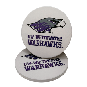 Coasters - 2 pk UW-Whitewater Warhawks Coasters - main view