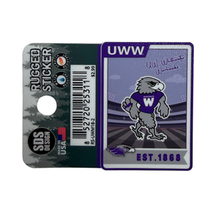 Sticker - UWW Standing Mascot Sticker - main view
