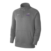 Nike 1/4 Zip Sweatshirt Club Fleece with Embroidered Mascot over Alumni