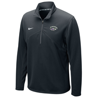 Image of Nike 1/4 Zip Sweatshirt Dri-Fit with Embroidered UW-Whitewater arched over Mascot -  2