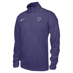 Image of Nike 1/4 Zip Dri Fit UW-Whitewater ov Mascot Alumni Left Chest -  purple