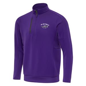 Image of Cutter & Buck 1/4 Zip Generation Embroidered UW-W over Mascot