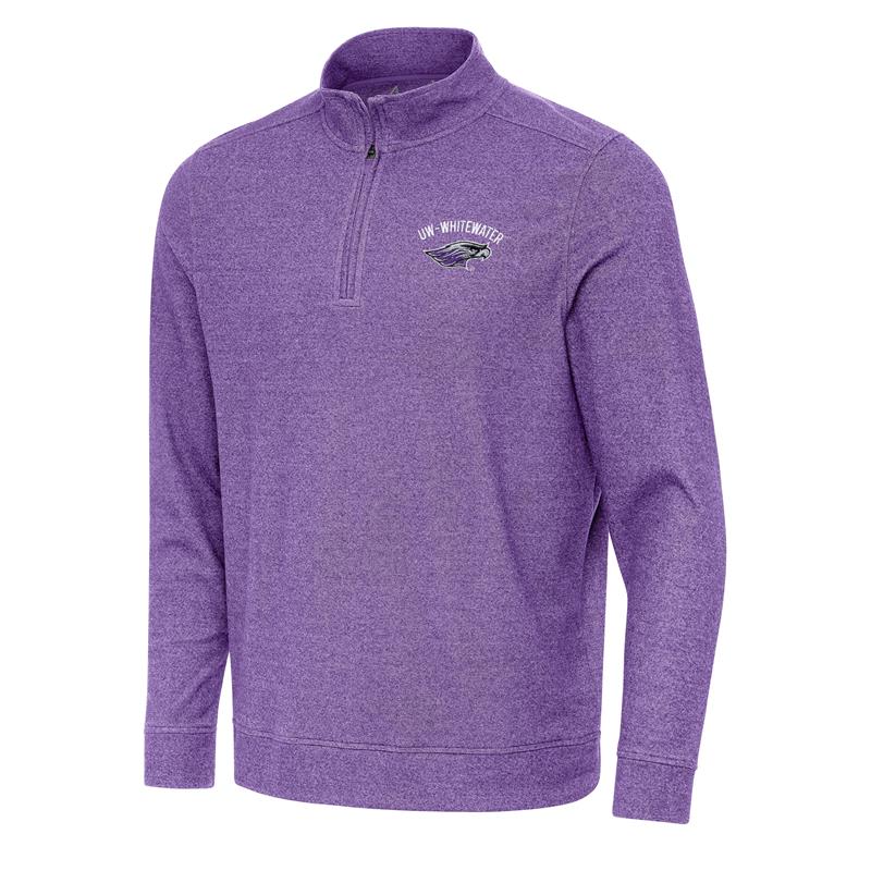 Image of Antigua 1/4 Zip Subtle Embroidered UW-W over Mascot (SKU 10781074161) Image of Antigua 1/4 Zip Subtle Embroidered UW-W over Mascot (SKU 10781074161)