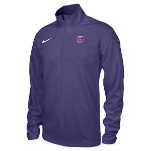 Nike 1/4 Zip Athletic W under Warhawks Sheild on Right Chest - main view