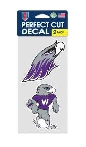 Decal 2 Pack - Mascot Head and Full Mascot