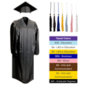 Representative image of Undergrad: Gown, Cap & Tassel Full Set