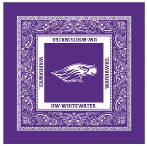 Image of Bandana - Purple with Mascot and Warhwaks