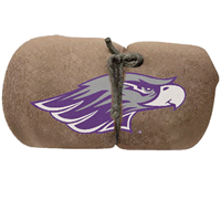 Image of Blanket - Sweatshirt Soft Wash with Warhawk Head -  fossil