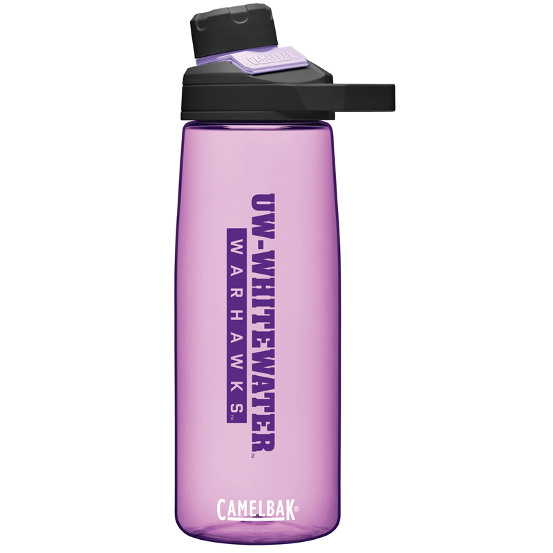 Bottle 25 oz Camelbak Chute Mag with Leak Proof Magnetic Quick Stow Cap and UW Whitewater over Warhawks UW Whitewater Bookstore