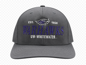 Hat - Legacy Grey Warhawks over UW-Whitewater - main view