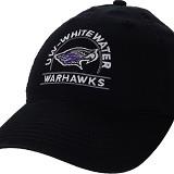 Image of Hat - Legacy EZA UW-W Arched over Warhawks Lined -  black