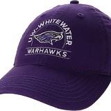 Image of Hat - Legacy EZA UW-W Arched over Warhawks Lined -  purple