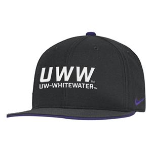 Hat - Nike Flat Brim with UWW over UW-Whitewater