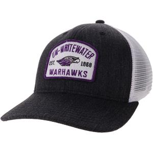 Image of Hat - Legacy MPS Trucker Patch UW-W Over Warhawks Est 1868 -  black