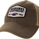 Image of Hat - Legacy OFA Trucker Patch Warhawks over UW-W est 1868 Mascot -  grey