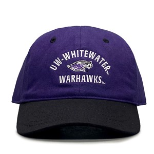 Hat - The Game Toddler Hat with UW-Whitewater Arched over Mascot over Warhawks - main view