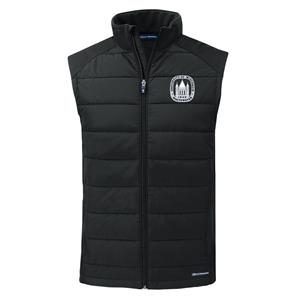 Image of Cutter and Buck Evoke Eco Hybrid Vest with Embroidered Chancellor's Seal