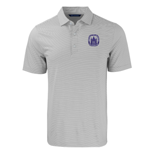 Cutter and Buck Forge Eco Double Stripe Polo with Embroidered Chancellor's Seal -  1