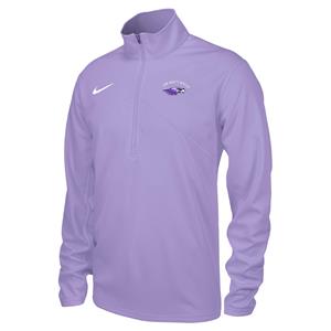 Image of Nike 1/4 Zip Dri-Fit with Embroidered UW-Whitewater arched over Mascot