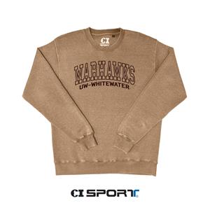 CI Sport Crewneck Sweatshirt Embroidered Outline Warhawks over UW-Whitewater