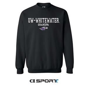 Image of CI Sport Crewneck Sweatshirt UW-Whitewater Grandpa over Mascot