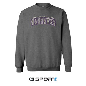 CI Sport Crewneck with Embroidered UW-Whitewater over Warhawks - main view