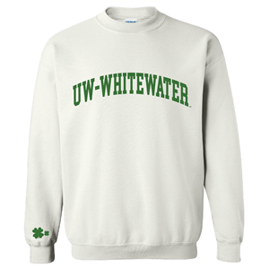 St Patrick's Day Crewneck White CS - main view