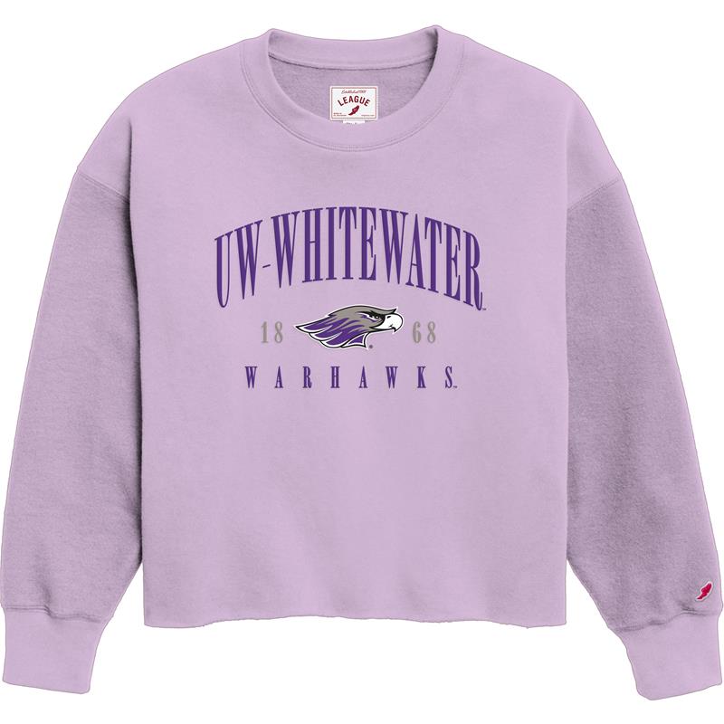 Image of League Crewneck Oversized Cropped EMB UW-Whitewater over Mascot (SKU 10769621155) Image of League Crewneck Oversized Cropped EMB UW-Whitewater over Mascot (SKU 10769621155)