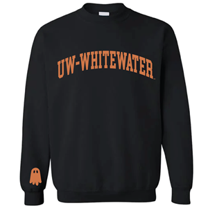 Image of Halloween Crewneck Orange on Black CS