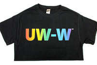 UW-W Rainbow Gradient Custom T-Shirt