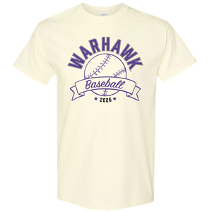 Baseball Schedule Warhawk T-Shirt CS - main view