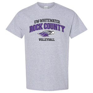 T-Shirt Rock County over Mascot and Volleyball CS -  2